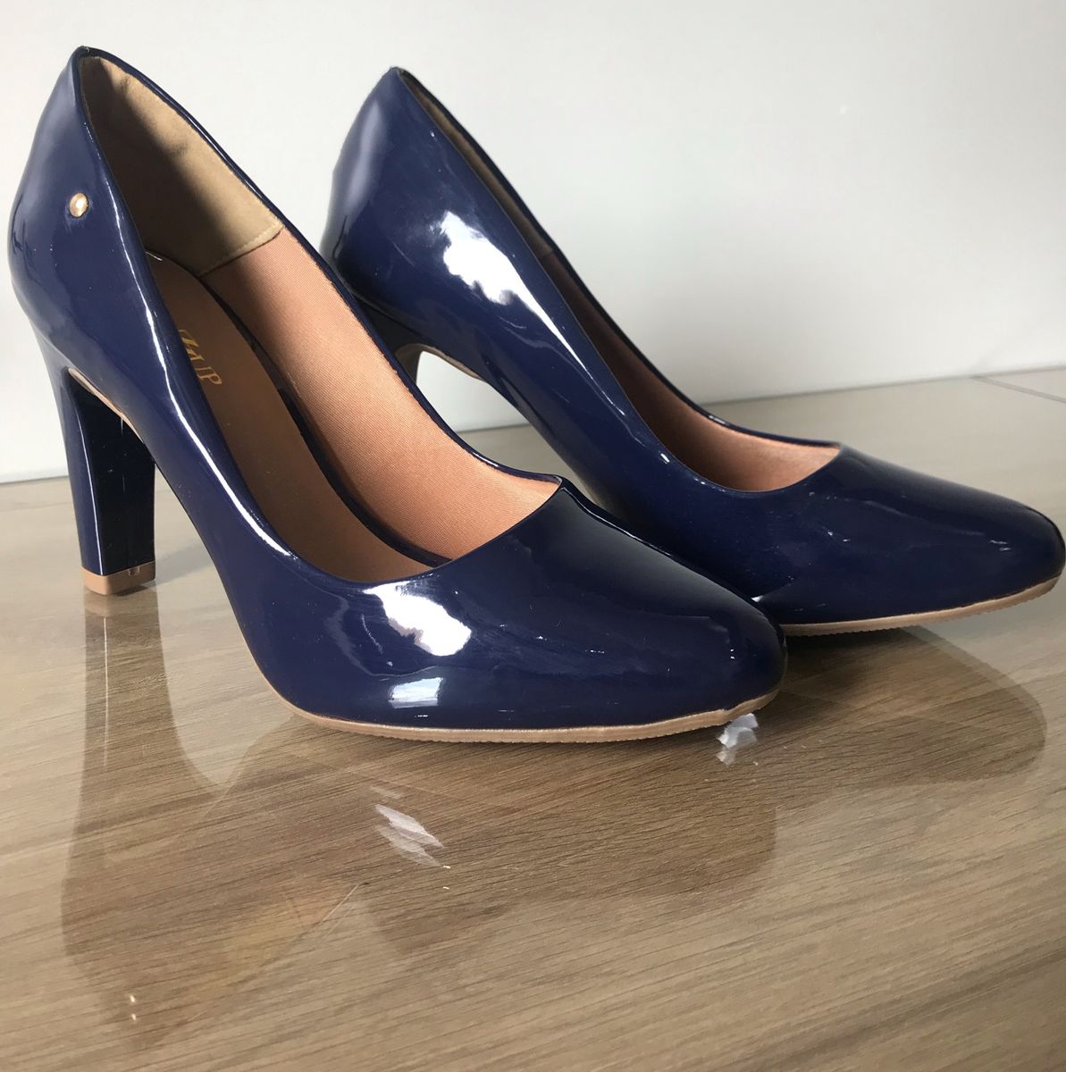 sapato azul royal