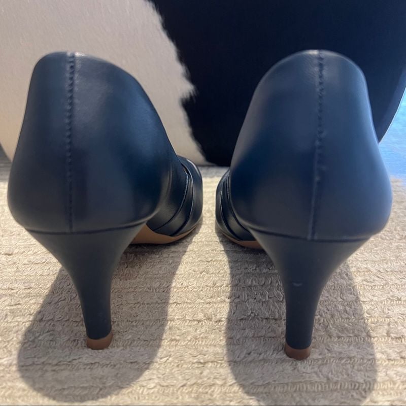 Heeled Scarpin Usaflex Azul Marinho Scarpin Usaflex Sapato Usaflex