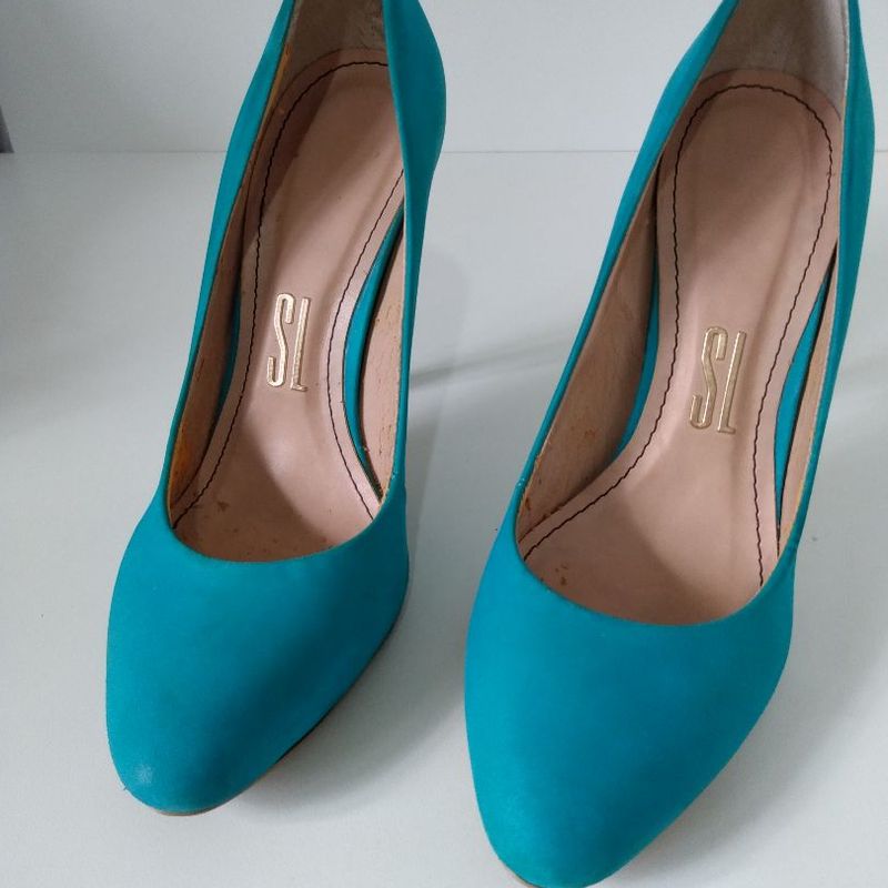 Sapato scarpin best sale azul tiffany