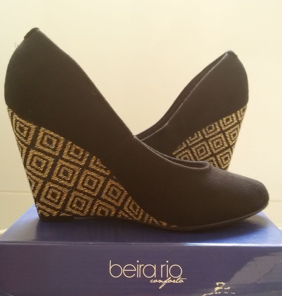 sapato de salto beira rio conforto