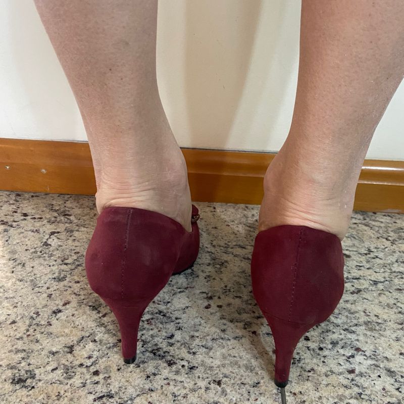Scarpin bordo best sale