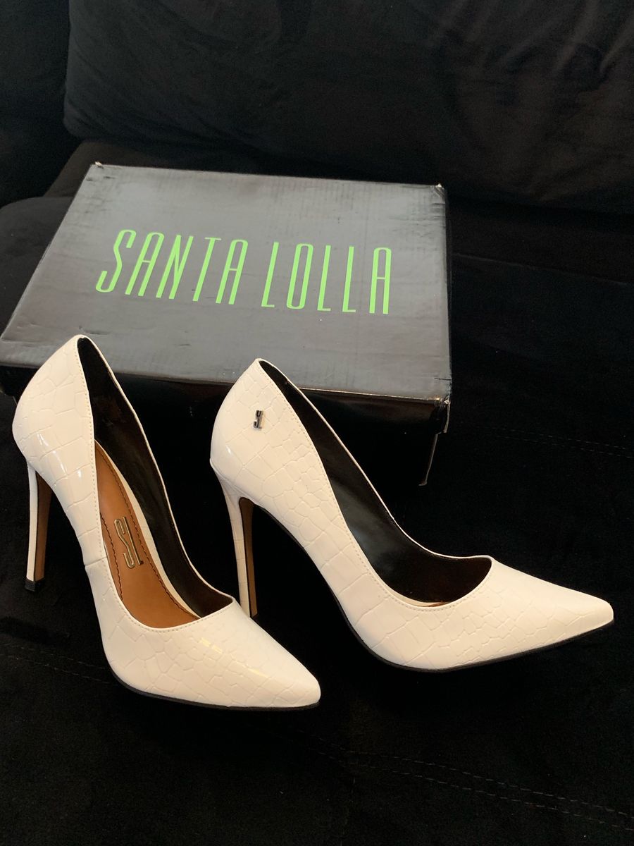 sapato branco santa lolla