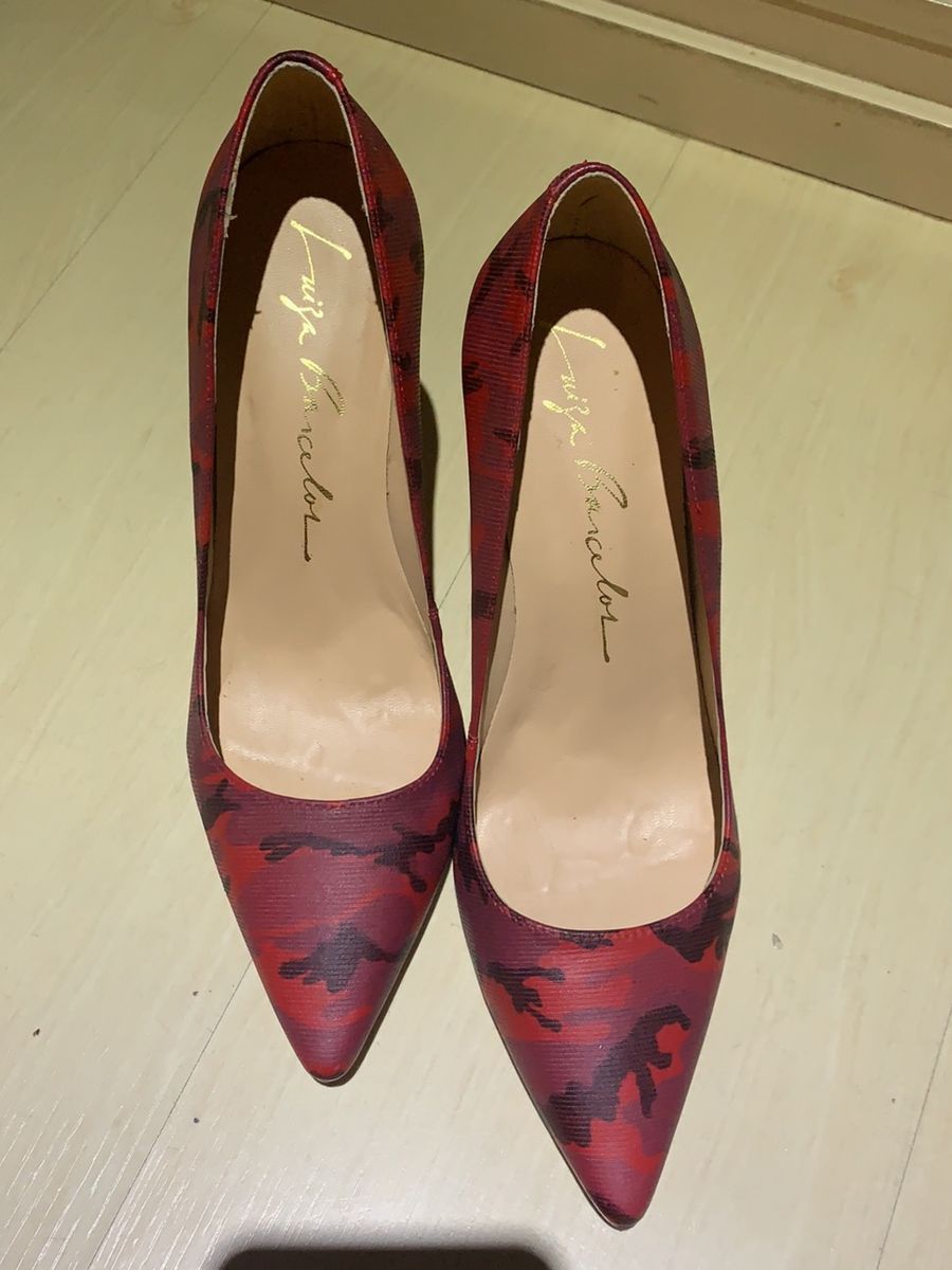 scarpin camuflado schutz