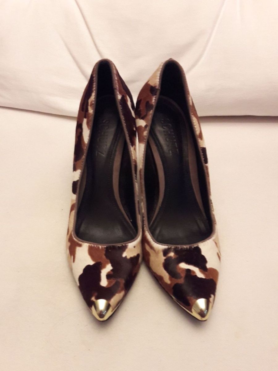 scarpin camuflado schutz