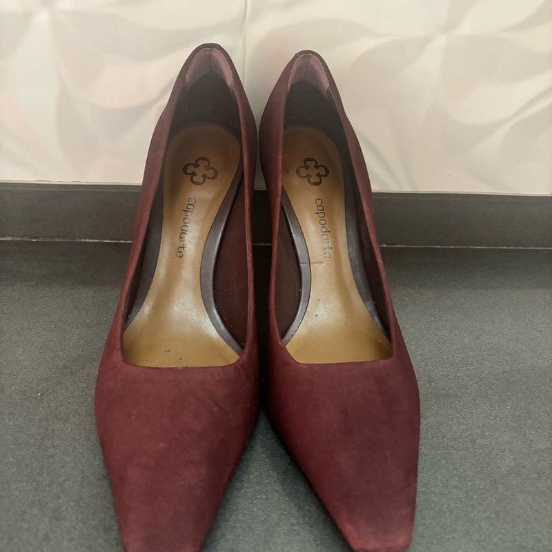 Scarpin capodarte fashion vinho