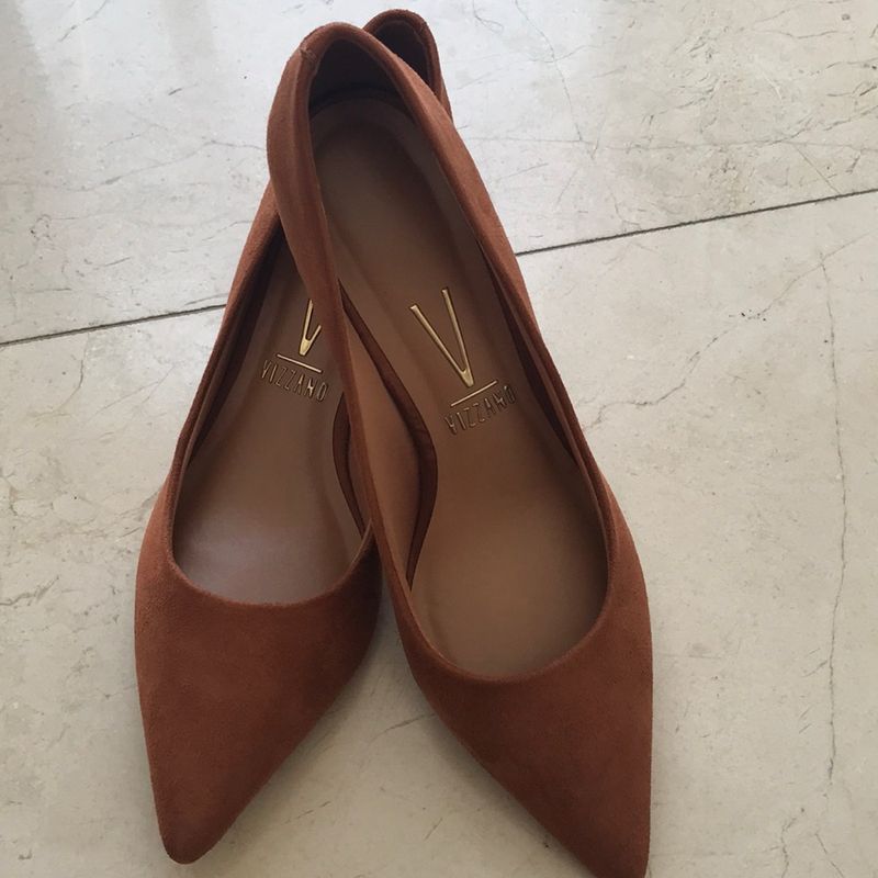 Scarpin Caramelo Vizzano Sapato Feminino Vizzano Nunca Usado