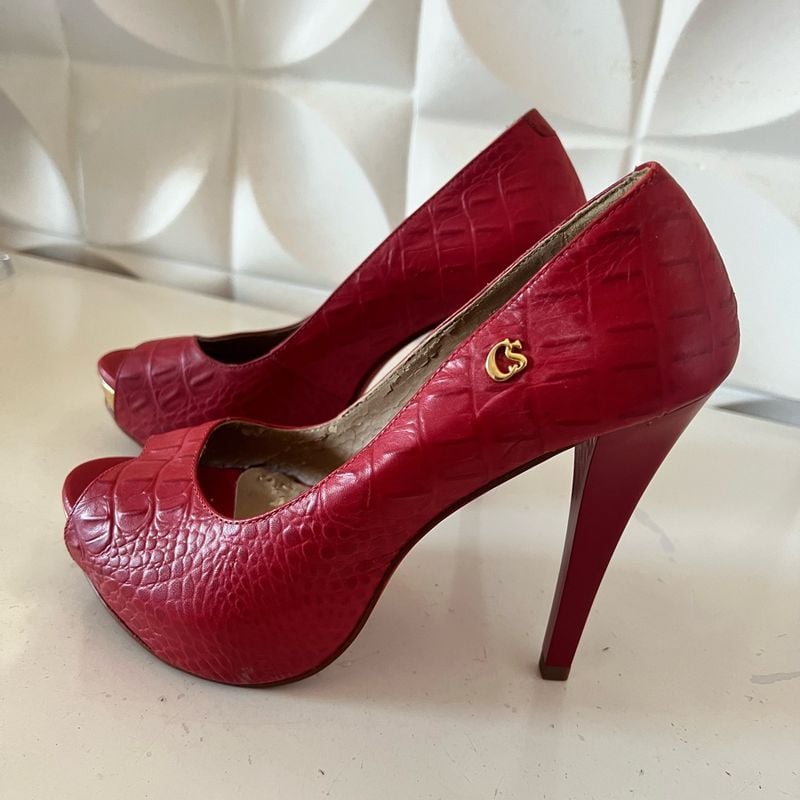 Scarpin carmen shops steffens vermelho