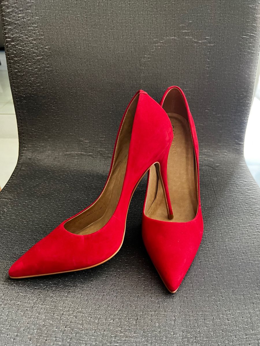 Scarpin carrano hot sale vermelho