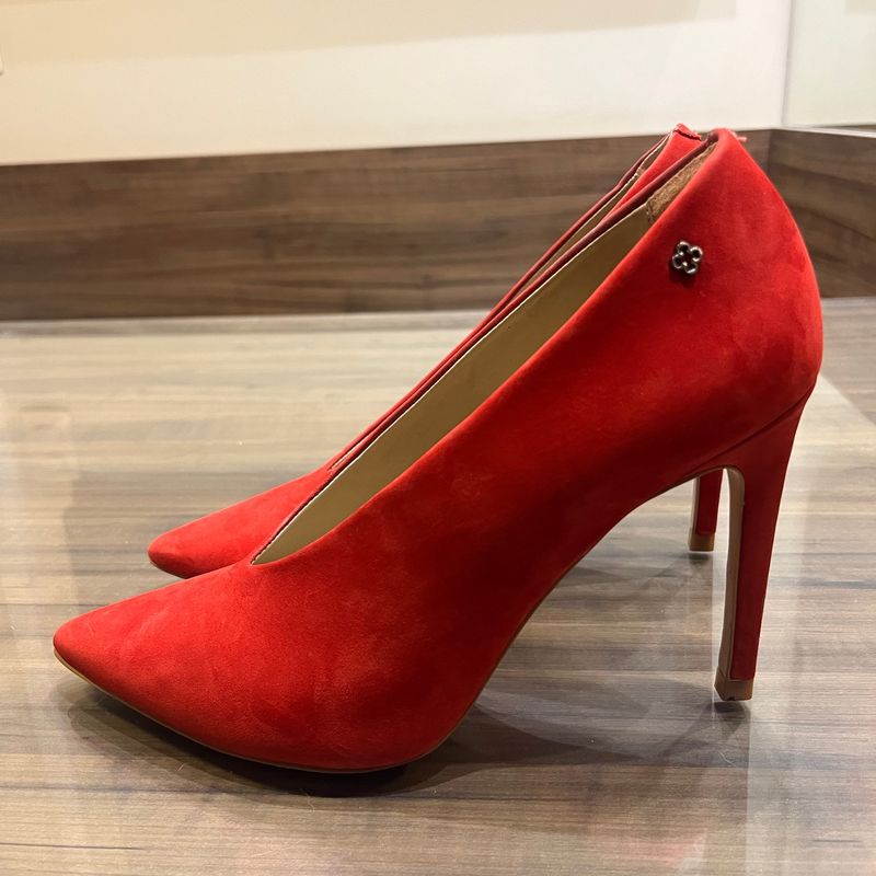 Scarpin hot sale capodarte vermelho