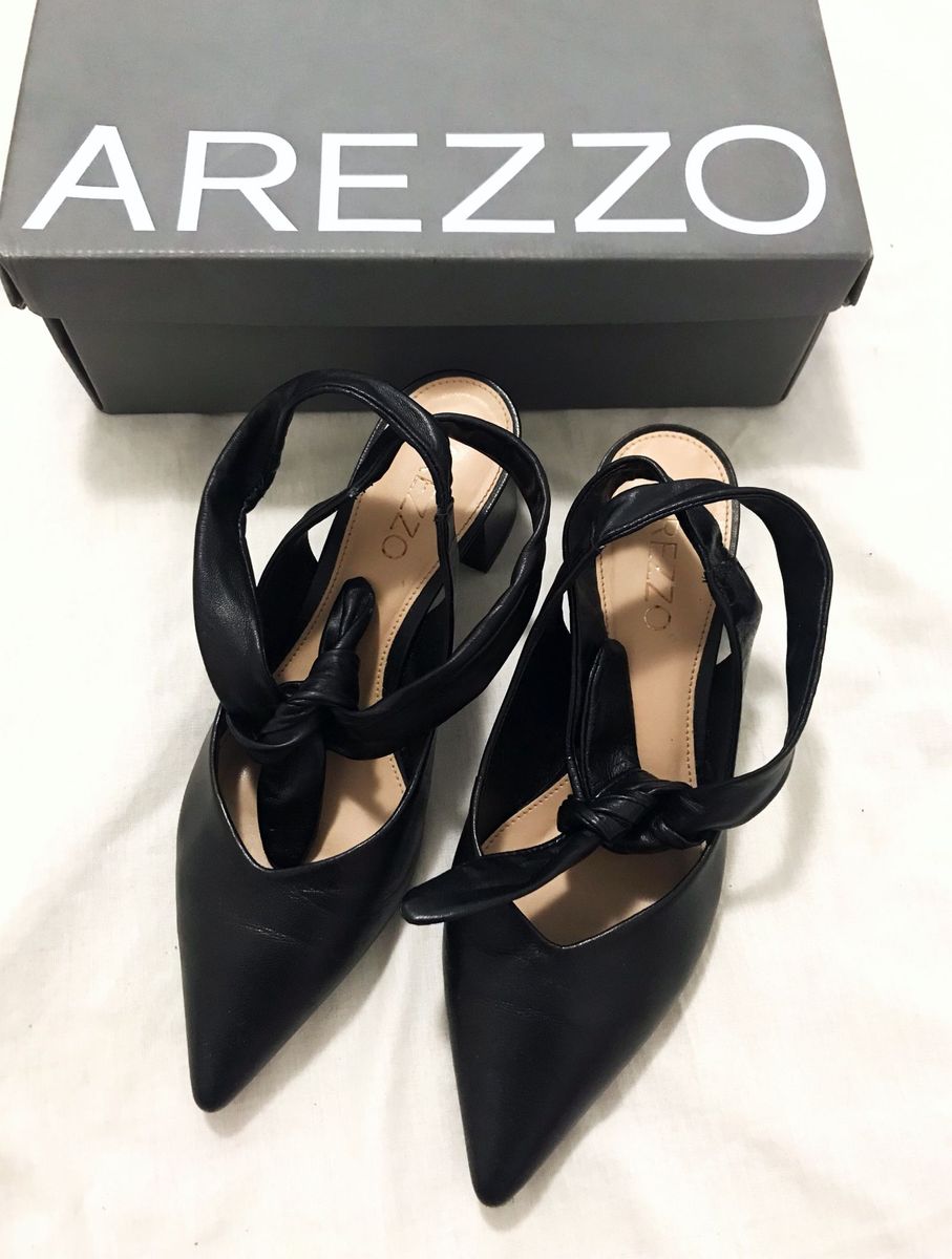 scarpin arezzo salto bloco