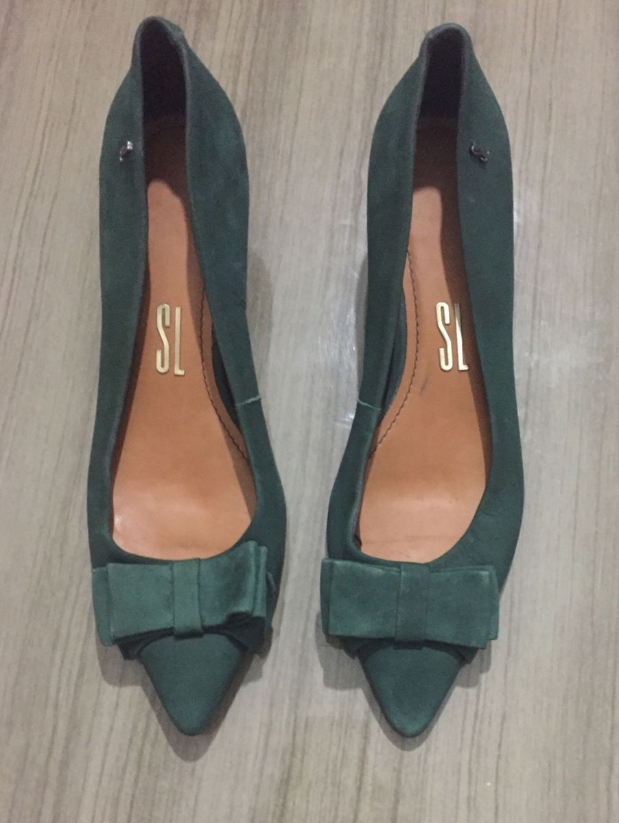 scarpin santa lolla verde