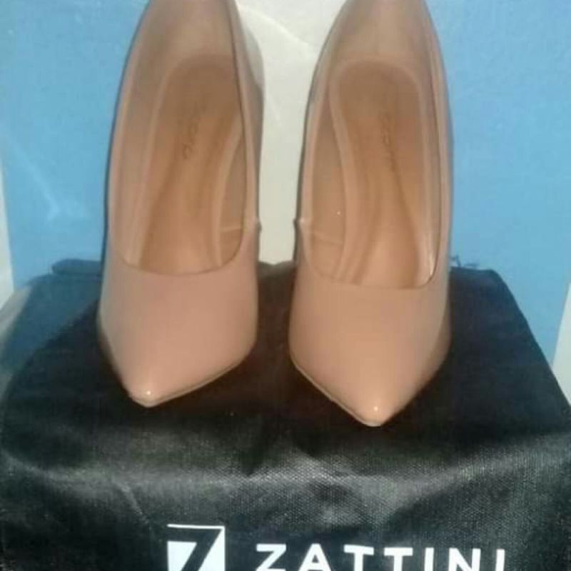 Scarpin nude hot sale zattini