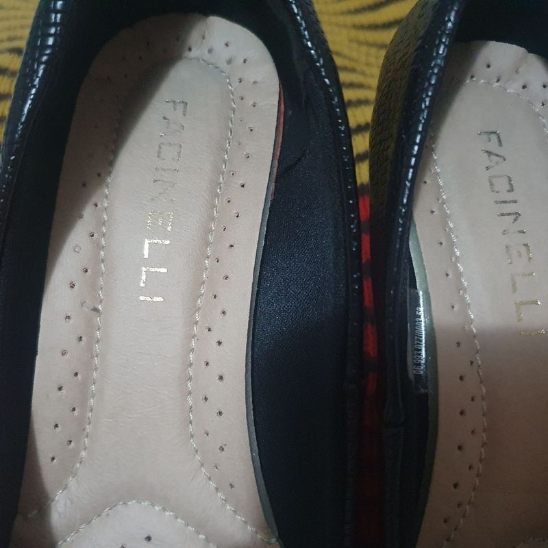 Scarpin Facinelli Preto Novo Sapato Feminino Facinelli Nunca