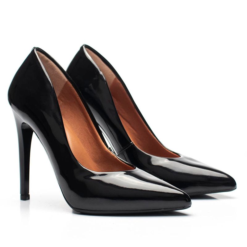 Scarpin Veludo Preto  Sapato Feminino Anna Field Nunca Usado