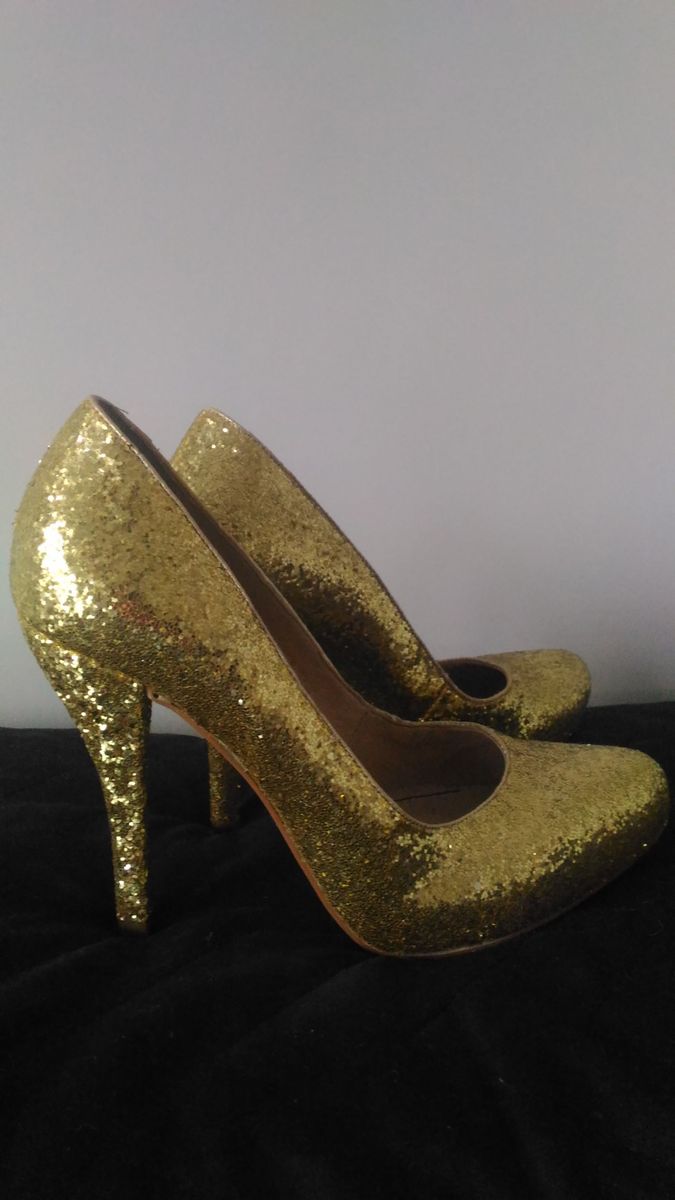 scarpin de glitter