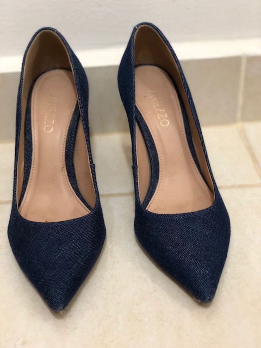 scarpin jeans arezzo