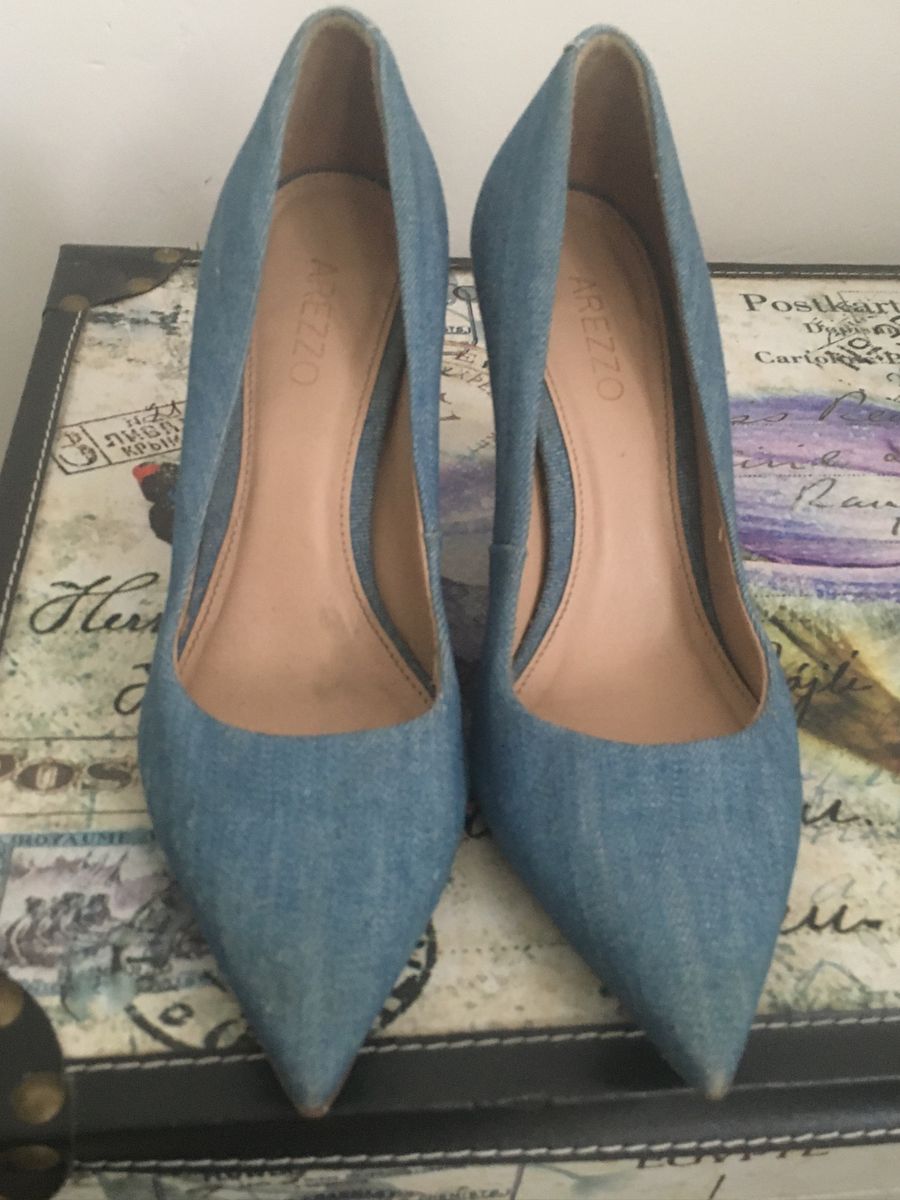 scarpin jeans arezzo