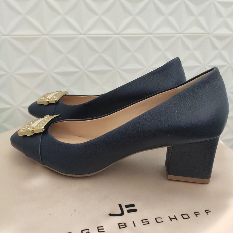 Scarpin jorge store bischoff azul marinho