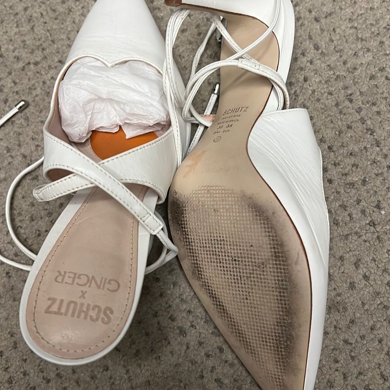 Scarpin Lace-Up Schutz + Ginger | Sapato Feminino Schutz Usado