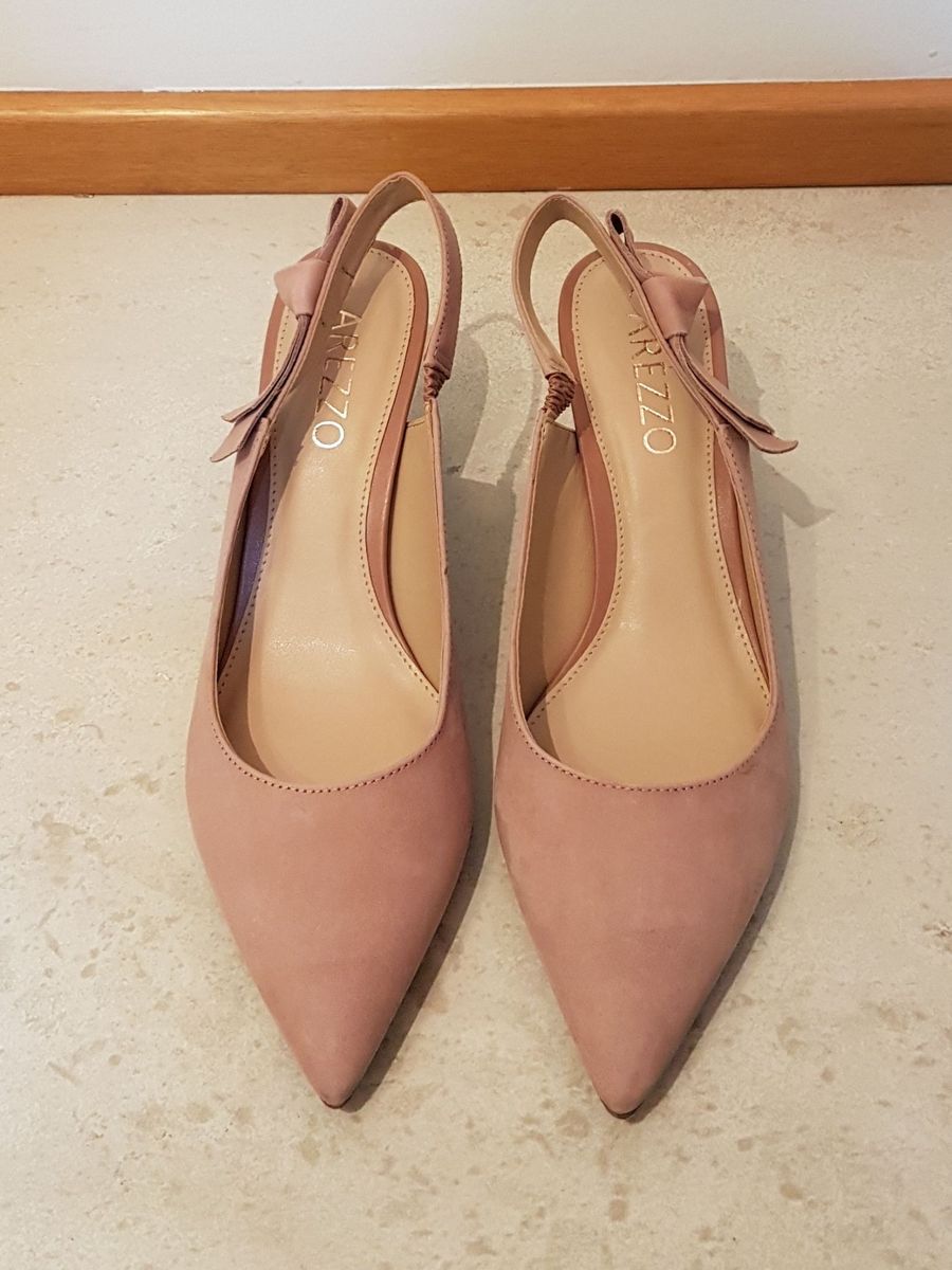 scarpin arezzo rose