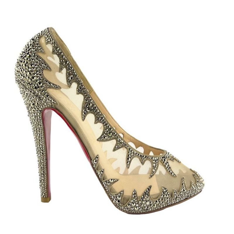 Scarpin Marlena Christian Louboutin em Swarovski