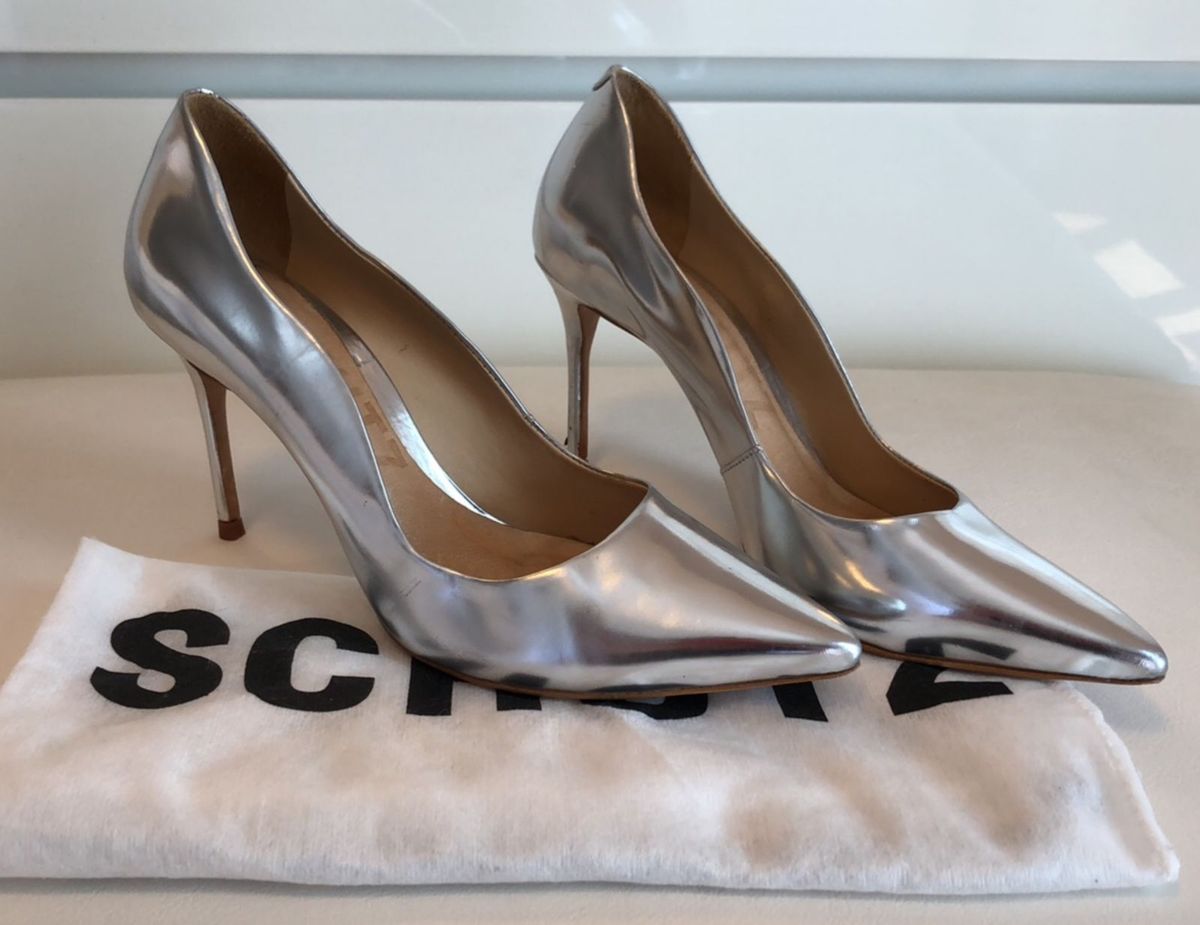 scarpin schutz prata