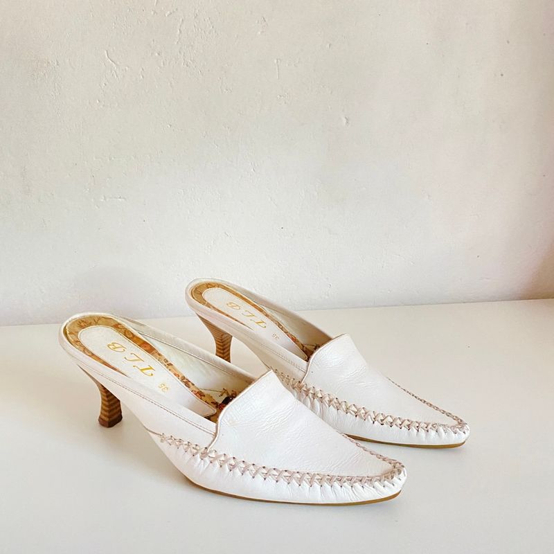 Scarpin mule hot sale branco