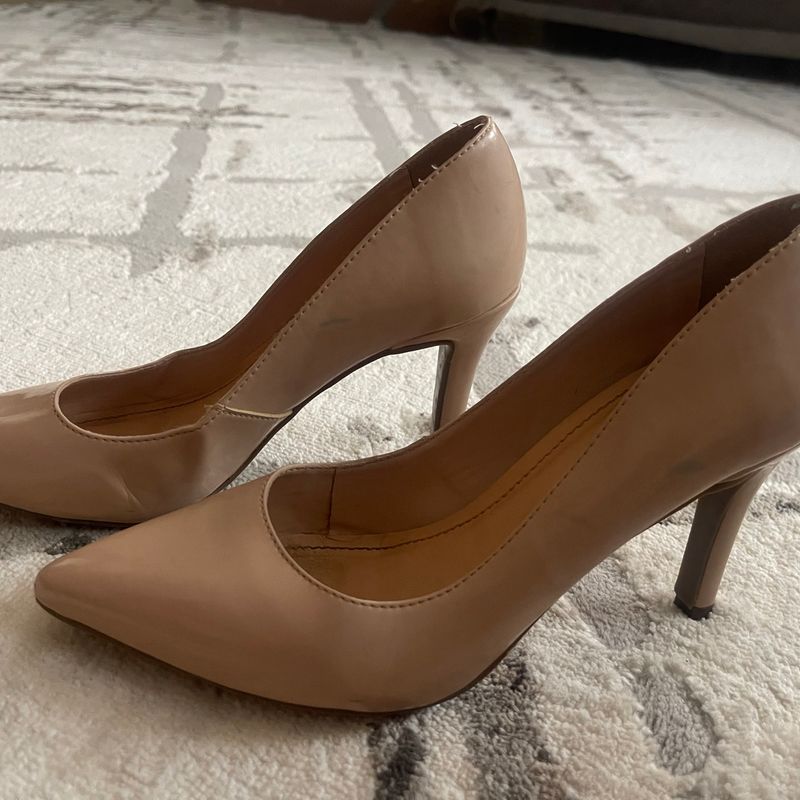 Scarpin hot sale nude 35