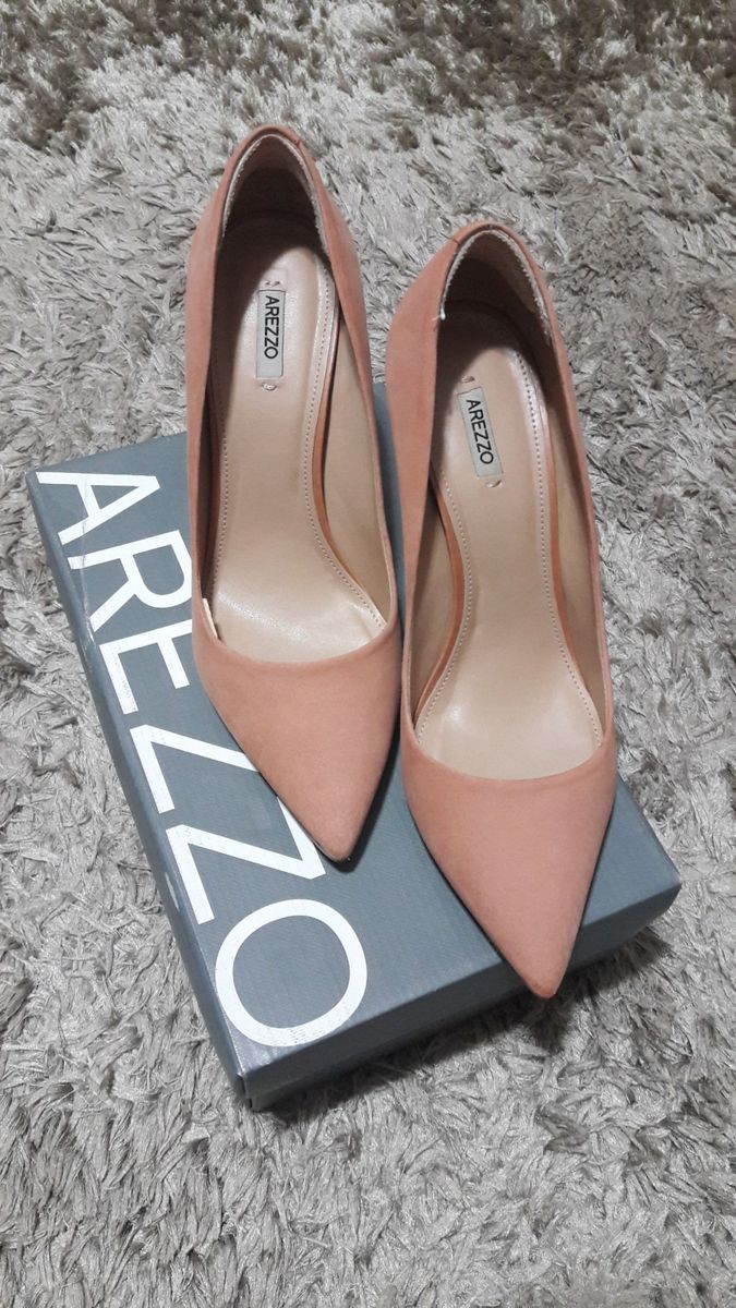 sapato nude arezzo