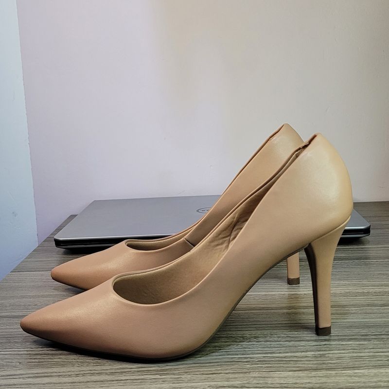 Scarpin nude sale fosco