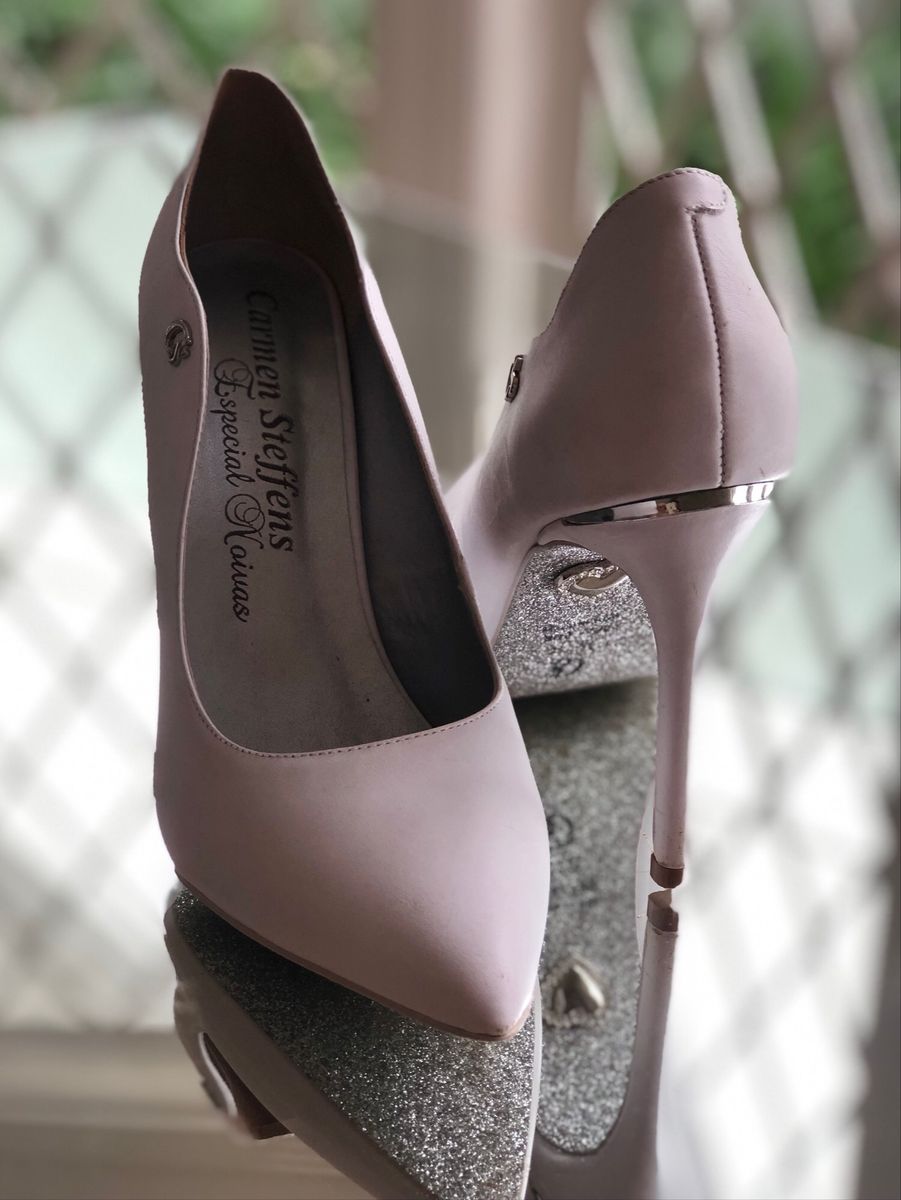 sandalia noiva carmen steffens