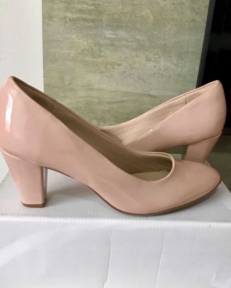 sapato nude rosado