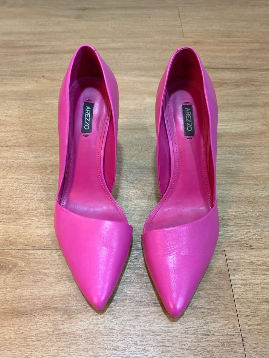 Scarpin Pink Arezzo Sapato Feminino Arezzo Usado 35326237 enjoei