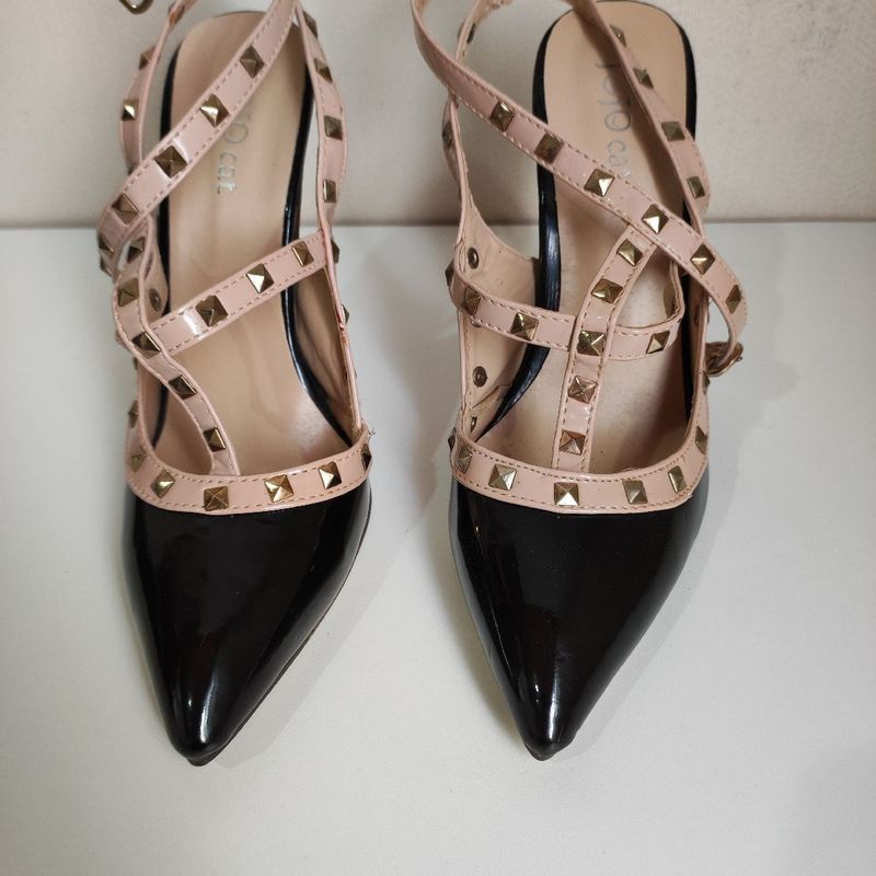 Creeper Shoes Gótico de Couro Preto | Sapato Feminino Nunca Usado 82486147  | enjoei