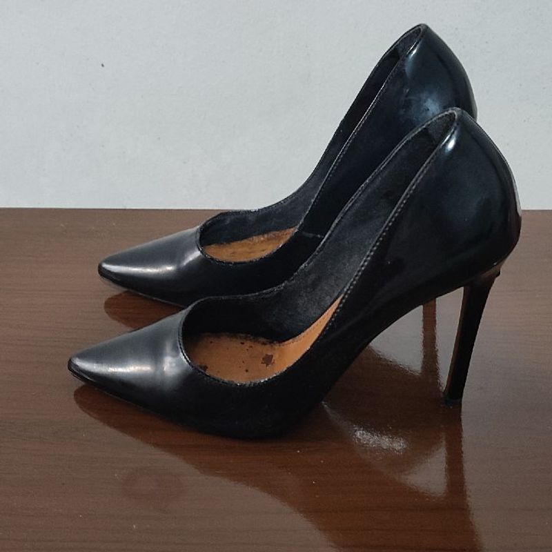 Scarpin best sale preto prego