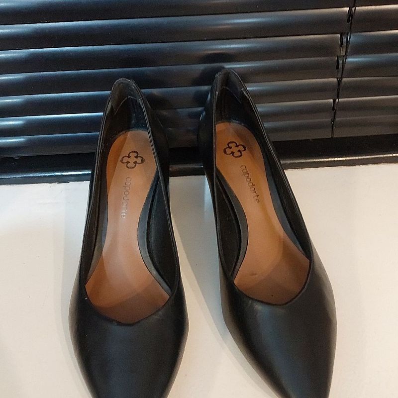 Scarpin preto hot sale capodarte