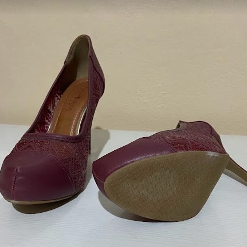 Scarpin ramarim meia sales pata