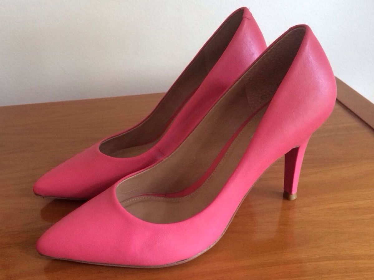 scarpin rosa arezzo