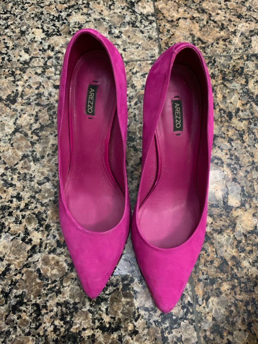 scarpin pink arezzo