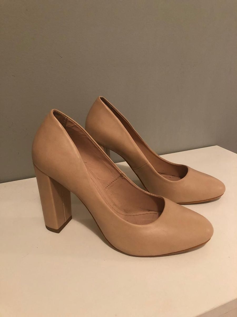 dafiti scarpin salto grosso