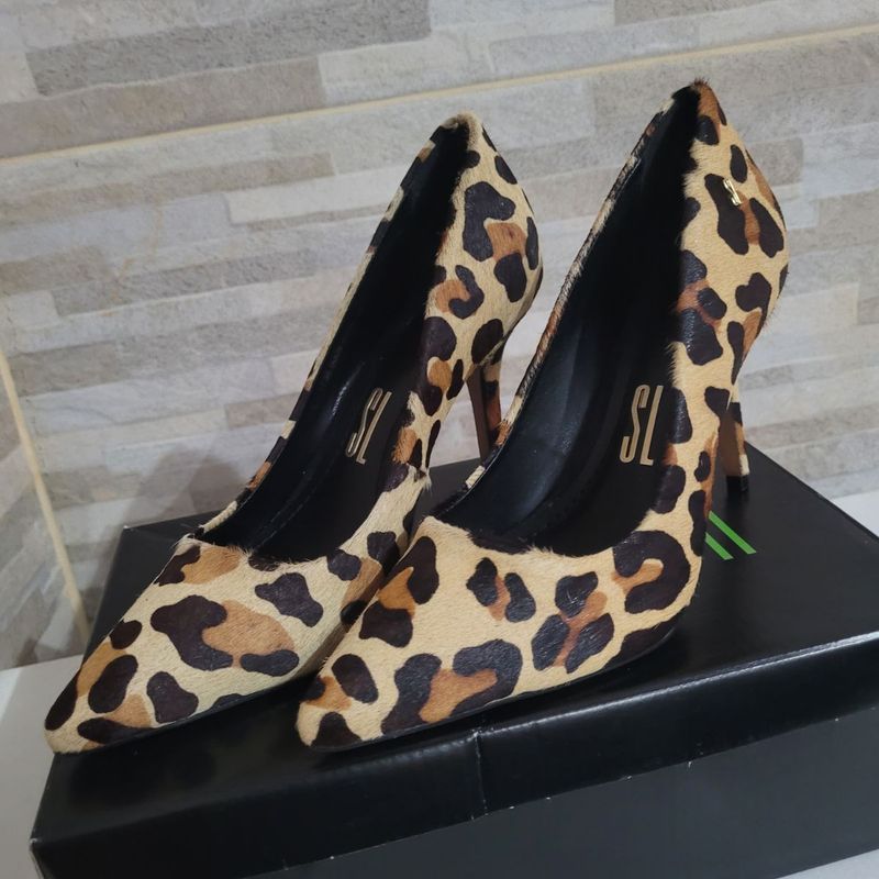 Salto Alto Scarpin Onca Arezzo Scarpin Santa Lolla Animal Print