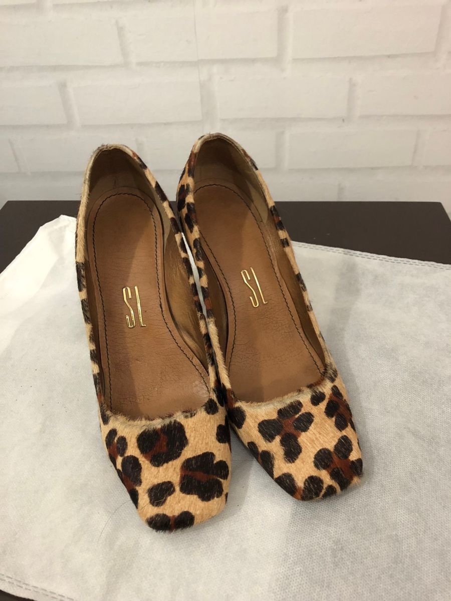 scarpin animal print santa lolla