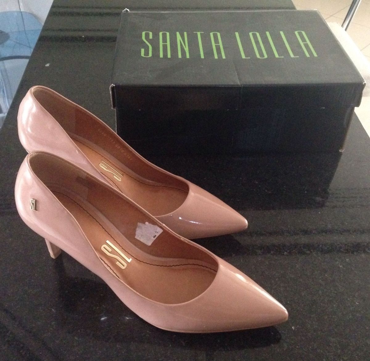 Scarpin santa hot sale lolla nude