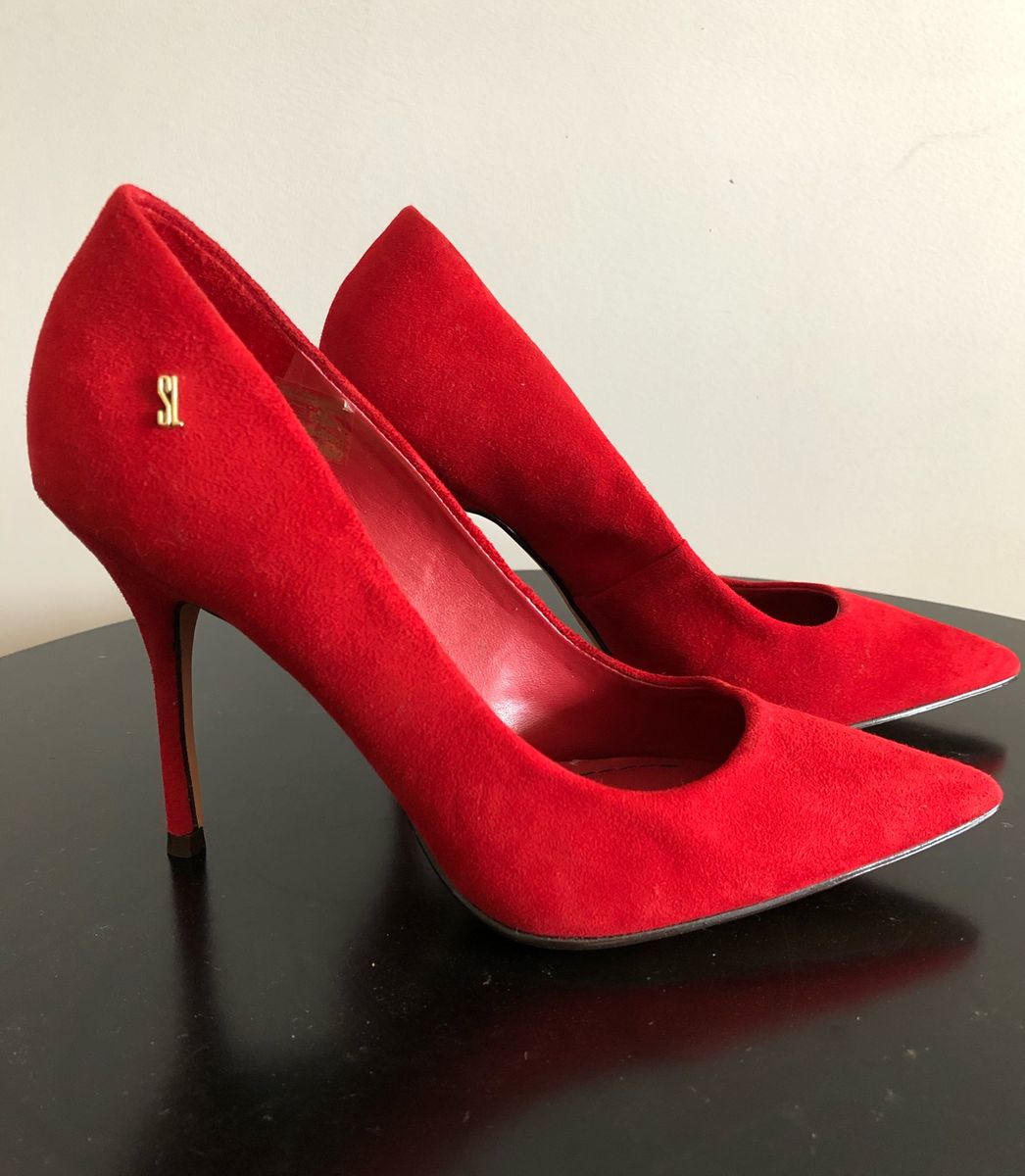 scarpin santa lolla vermelho