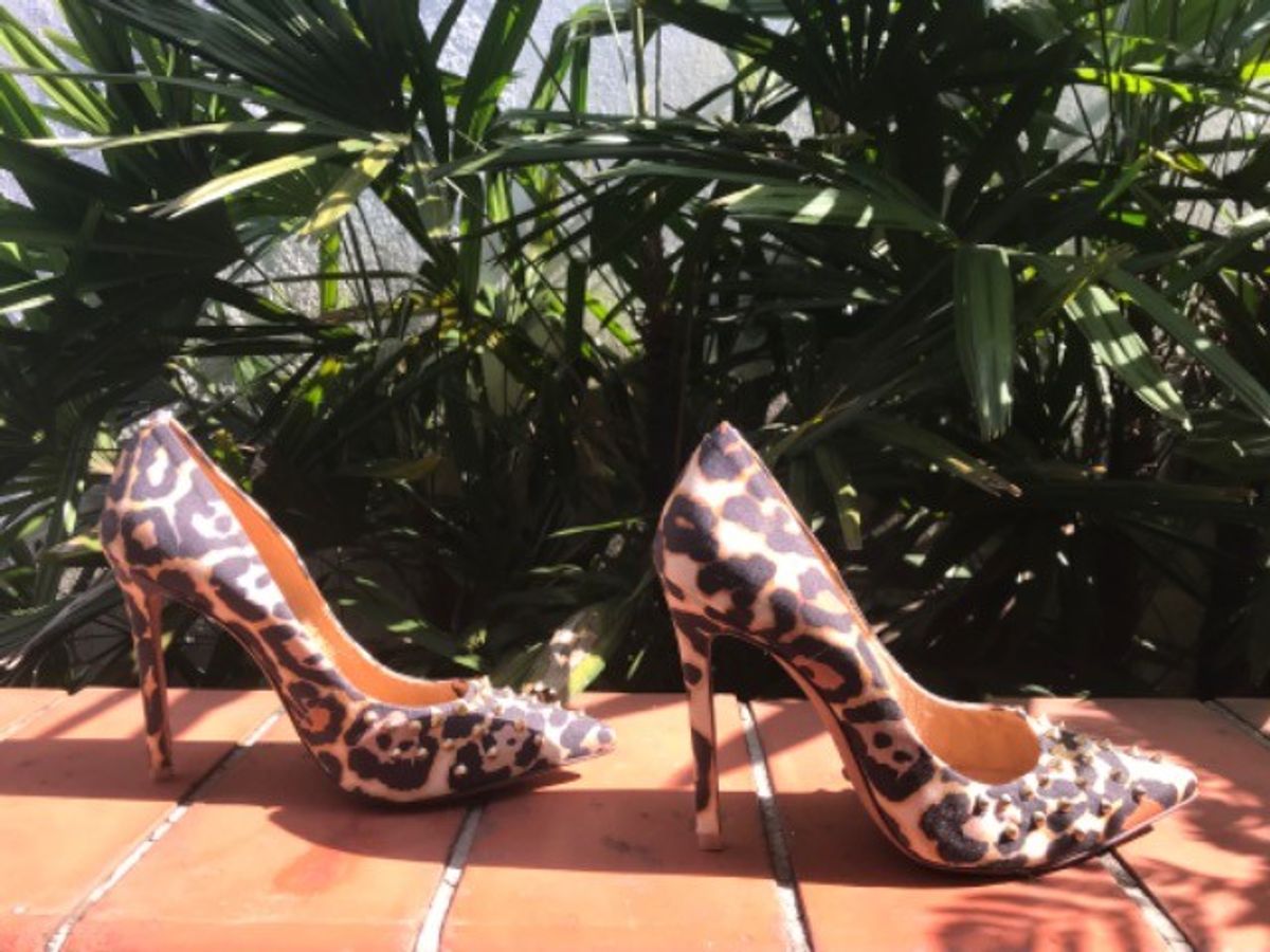 Scarpin schutz sale animal print