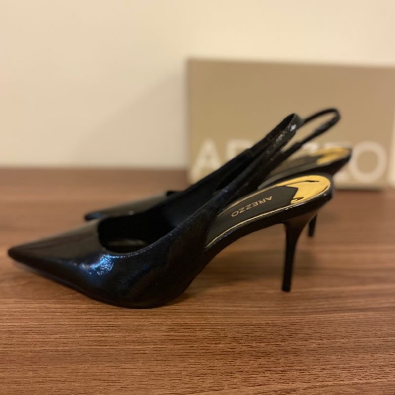 Scarpin Slingback Arezzo Sapato Feminino Arezzo Nunca Usado