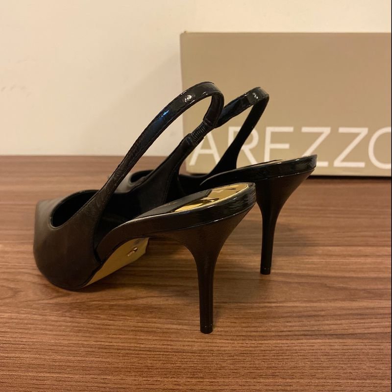 Scarpin Slingback Arezzo Sapato Feminino Arezzo Nunca Usado