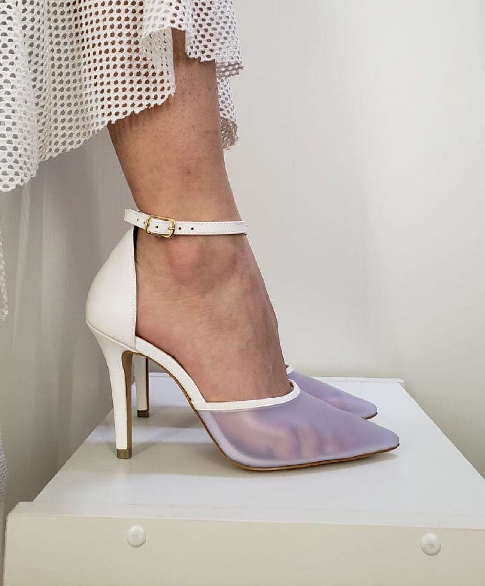 scarpin branco 34