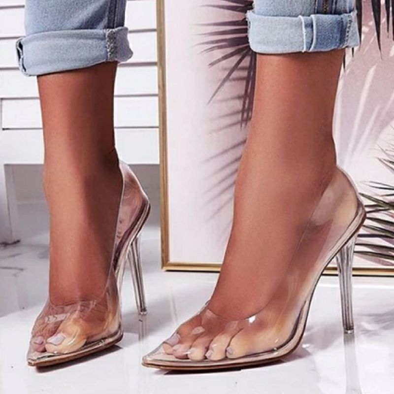 Scarpin Sapato Importado Sapato Scarpin Feminino Nobuck Bico Fino