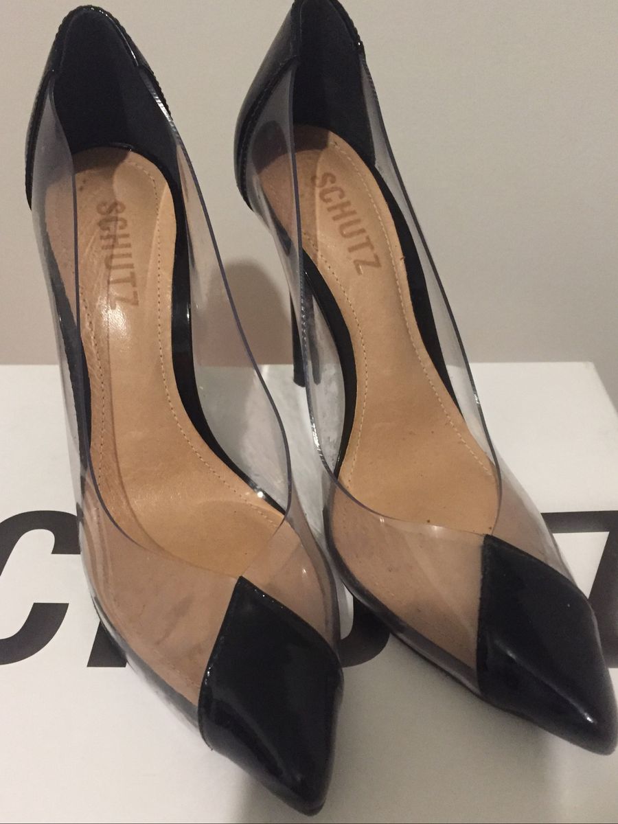 Scarpin sale schutz transparente